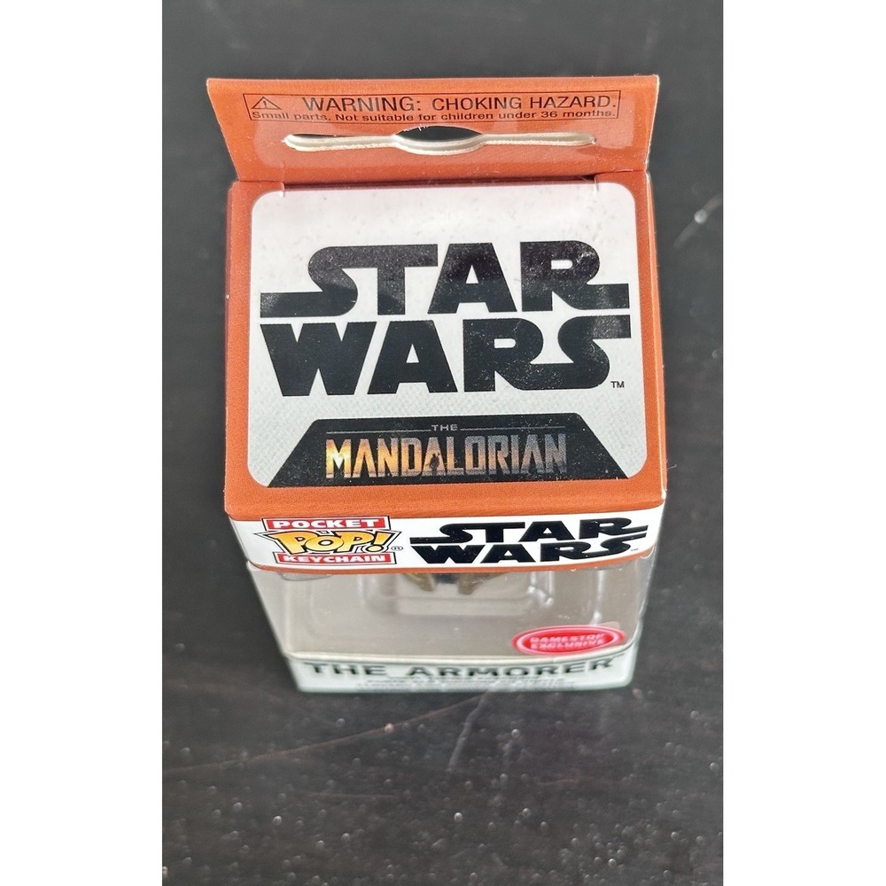 Funko Pocket Pop Keychain Star Wars The Mandalorian The Armorer GameStop Excl. - Picture 4 of 4